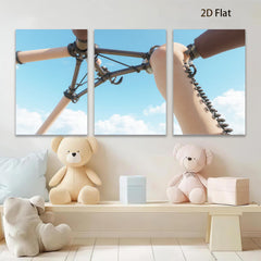 2D flat 1pc Abstract Sculpture Sky View Modern Art Canvas Wall Decor Living Room Bedroom Office Gallery Wrapped Art Prints Trending Now Stylish Home