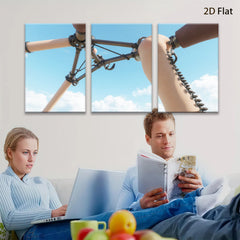 2D flat 1pc Abstract Sculpture Sky View Modern Art Canvas Wall Decor Living Room Bedroom Office Gallery Wrapped Art Prints Trending Now Stylish Home