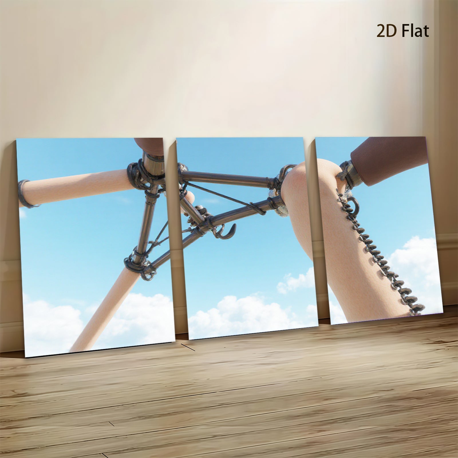2D flat 1pc Abstract Sculpture Sky View Modern Art Canvas Wall Decor Living Room Bedroom Office Gallery Wrapped Art Prints Trending Now Stylish Home