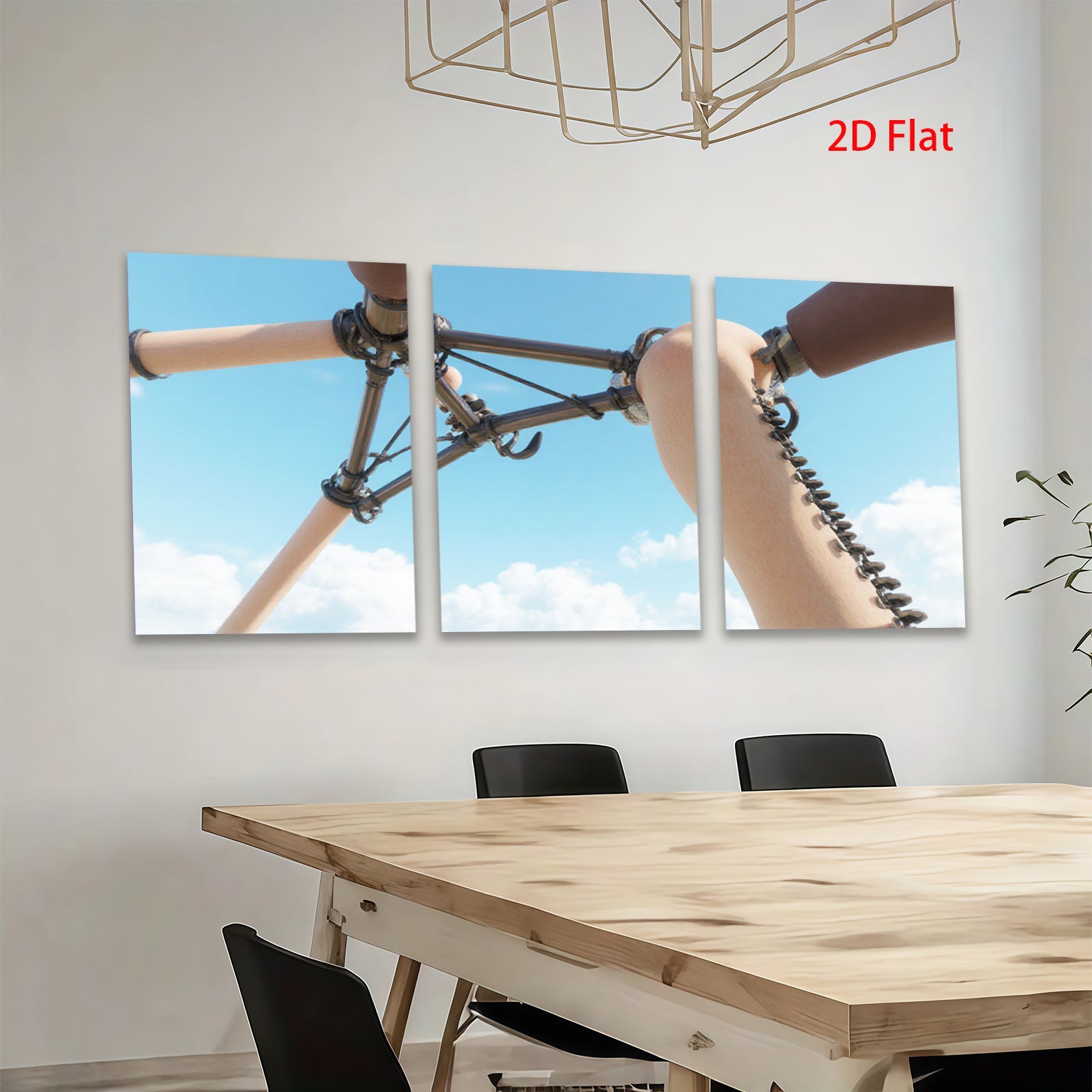 2D flat 1pc Abstract Sculpture Sky View Modern Art Canvas Wall Decor Living Room Bedroom Office Gallery Wrapped Art Prints Trending Now Stylish Home