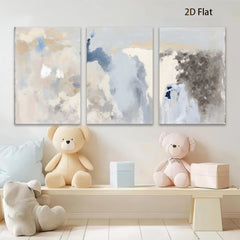 2D flat 1pc Abstract Sky Wash Coastal Home Decor Farmhouse Wall Art Modern Living Room Bedroom Canvas Print Large Size