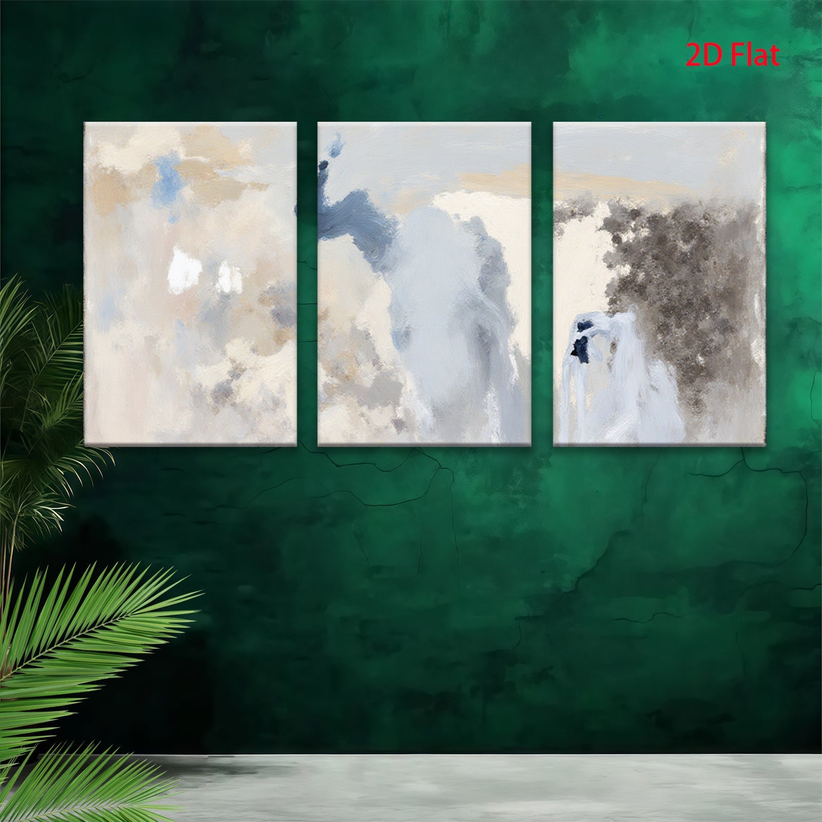 2D flat 1pc Abstract Sky Wash Coastal Home Decor Farmhouse Wall Art Modern Living Room Bedroom Canvas Print Large Size