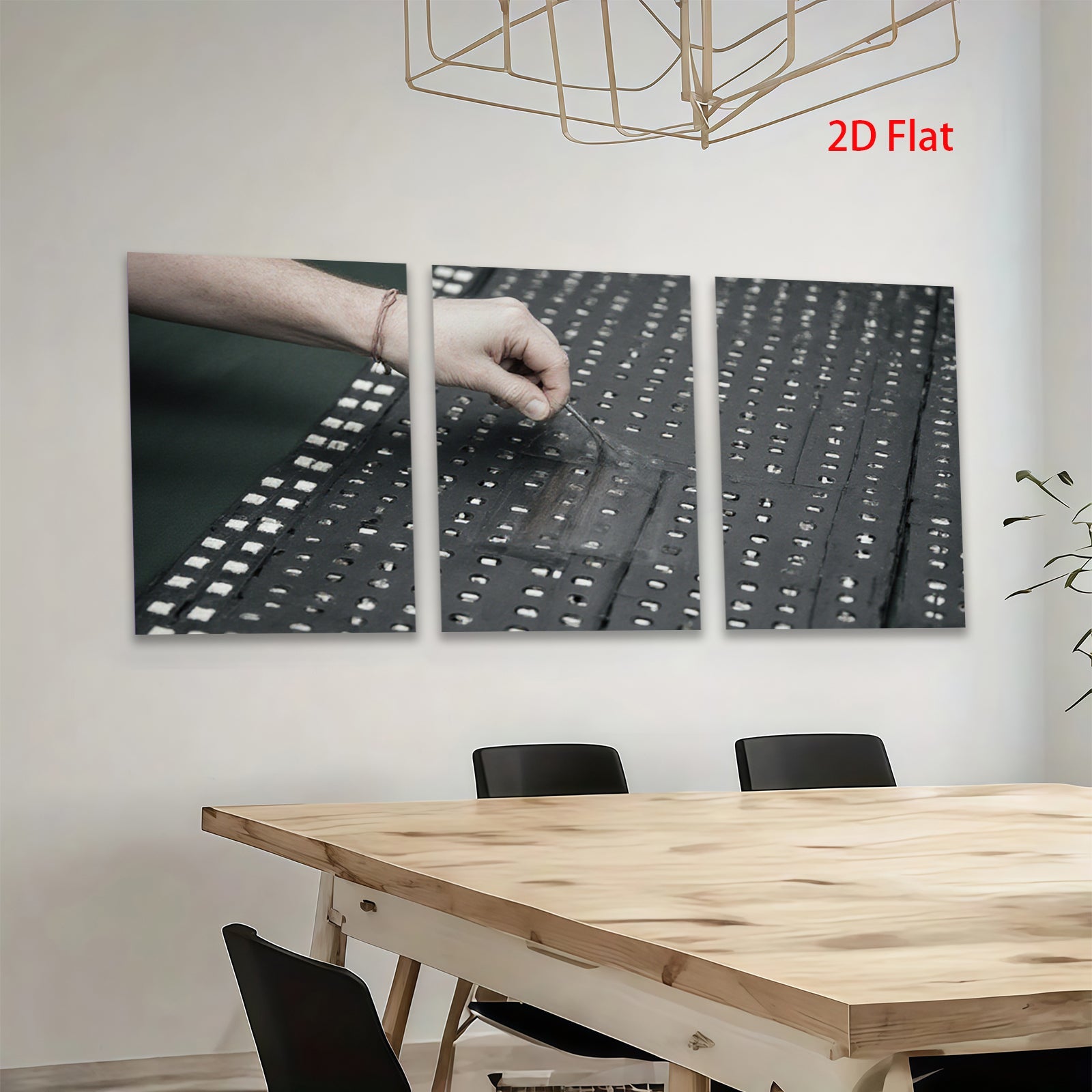 2D flat 1pc Abstract Texture Painting Canvas Wall Art Modern Farmhouse Decor Living Room Bedroom Dining Room Gallery Wrapped Ready to Hang