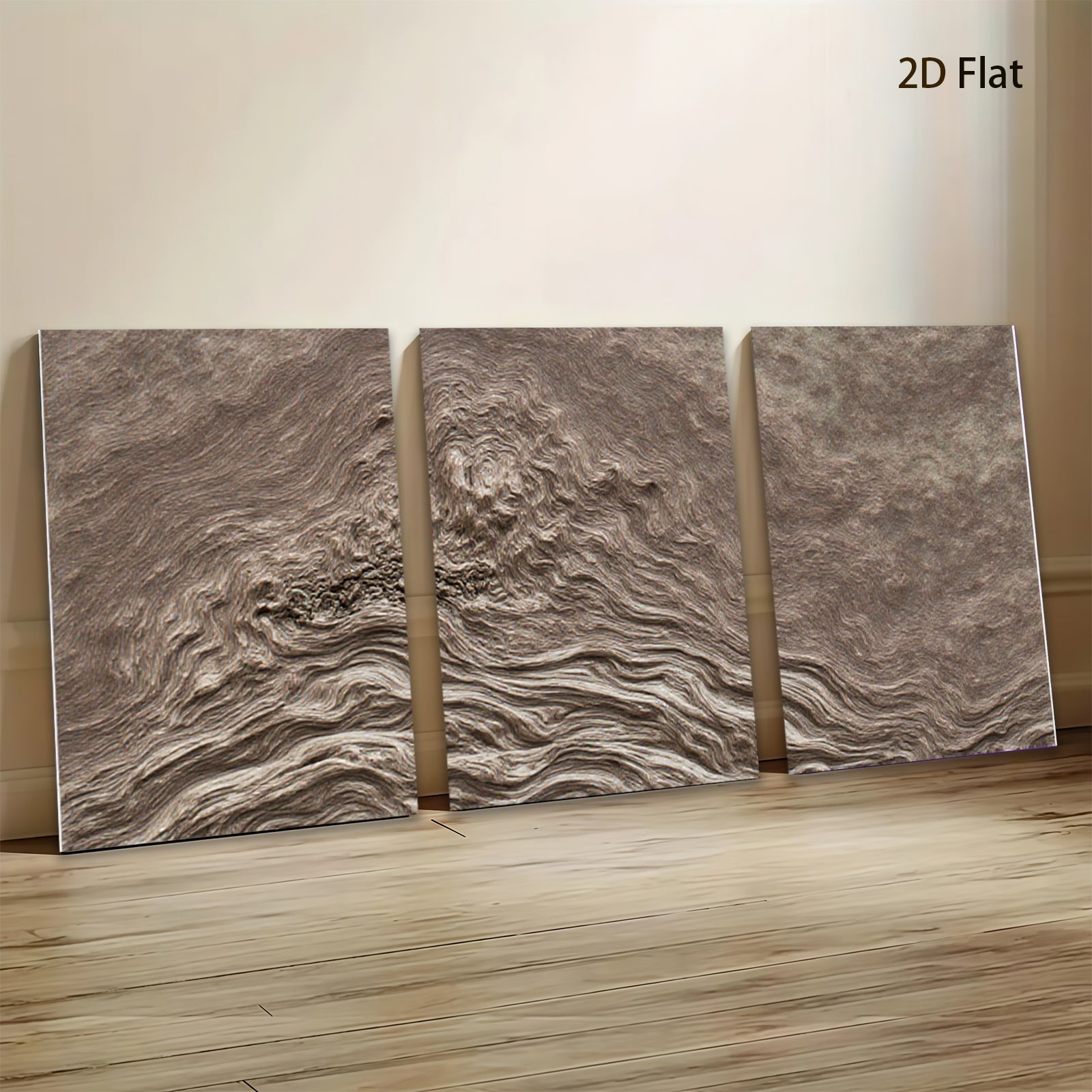 2D flat 1pc Abstract Textured Earth Tones Wall Art for Living Room Bedroom Home Decor Canvas Prints Modern Farmhouse Rustic Gallery Wrapped
