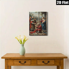 2D flat 1pc Adoration Magi Jesus biblical art wall decor living room bedroom farmhouse style canvas prints modern home accents