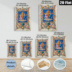 2D flat 1pc Angelic Vision Baroque Style Wall Art Religious Decor Living Room Bedroom Gallery Wrapped Canvas Prints Home Decor Farmhouse Style