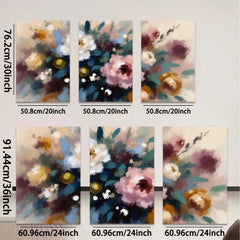 2D flat 1pc Blooming Floral Abstract Canvas Wall Art for Living Room Bedroom Bathroom Home Decor Farmhouse Style Modern Art Prints Ready to Hang