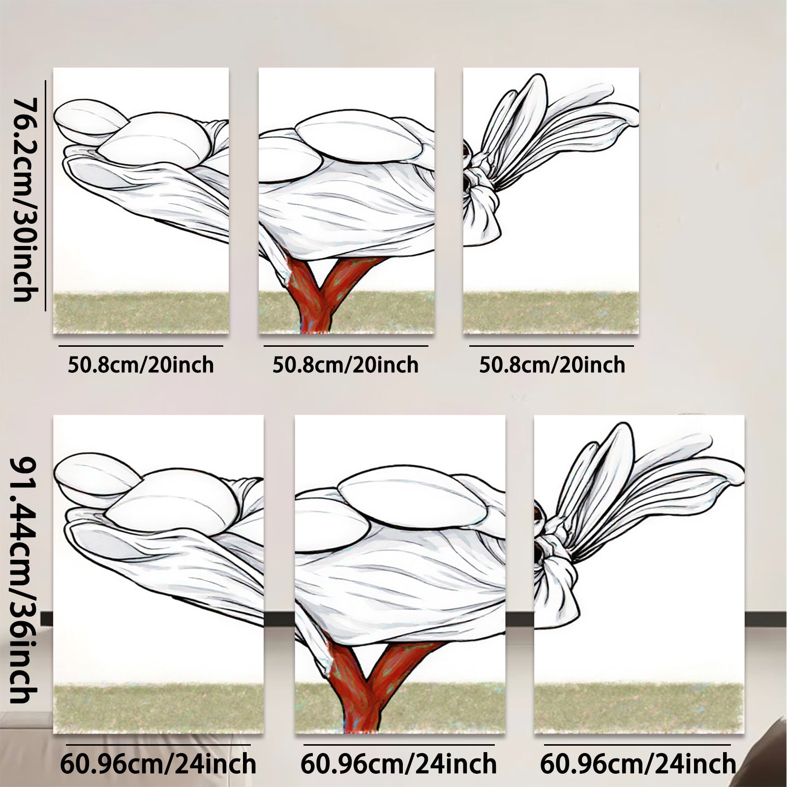 2D flat 1pc Blooming Floral Art Canvas Wall Decor for Living Room Bedroom Office Modern Farmhouse Style Gallery Wrapped Timeless Elegance Ready to Hang