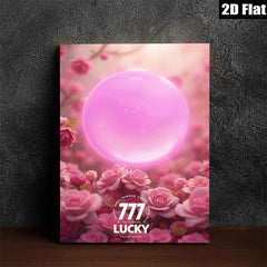2D flat 1pc Blush Pink Floral Canvas Wall Art Botanical Bloom Living Room Bedroom Decor Modern Farmhouse Aesthetic Gallery Wrapped Ready to Hang Large Size