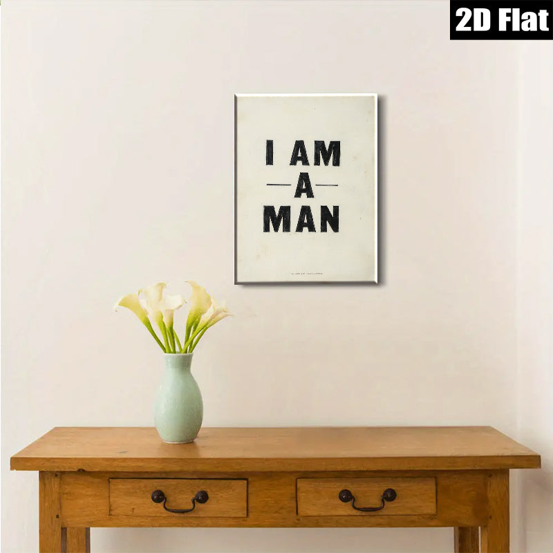 2D flat 1pc Bold Typography Wall Art Modern Minimalist Design for Living Room Bedroom Office Gallery Wrapped Canvas Prints Home Decor Farmhouse Style