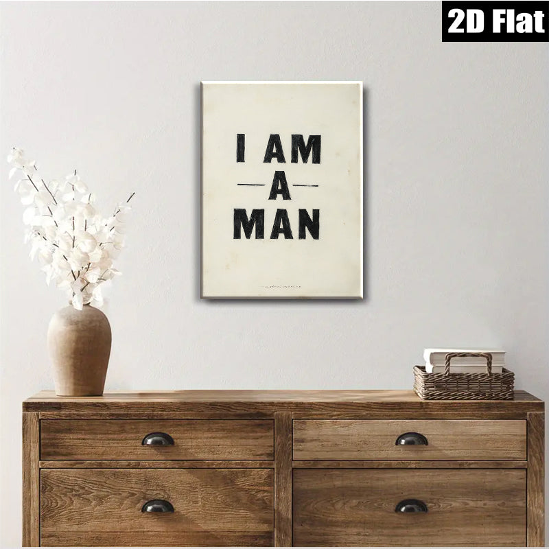 2D flat 1pc Bold Typography Wall Art Modern Minimalist Design for Living Room Bedroom Office Gallery Wrapped Canvas Prints Home Decor Farmhouse Style