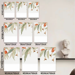 2D flat 1pc Botanical Branch Wall Art Prints Nature Inspired Floral Home Decor Living Room Bedroom Gallery Wrapped Canvas Modern Farmhouse Rustic Chic Cozy Aesthetic