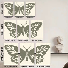 2D flat 1pc Botanical Butterfly Wall Art D��cor Living Room Bedroom Farmhouse Rustic Modern Gallery Wrapped Canvas Prints Home D��cor