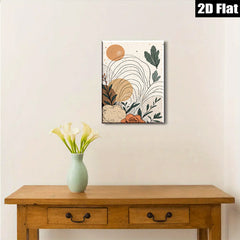 2D flat 1pc Botanical Floral Line Art Wall Decor Modern Farmhouse Living Room Bedroom Canvas Prints Gallery Wrapped Art Home Decor