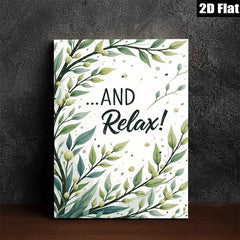 2D flat 1pc Botanical Greenery Wall Art Prints Modern Farmhouse Decor Living Room Bedroom Gallery Wrapped Canvas Art Prints Cozy Home Aesthetic