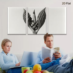 2D flat 1pc Botanical Study Seed Pod Floral Art Wall Decor Living Room Bedroom Modern Farmhouse Gallery Wrapped Canvas Prints