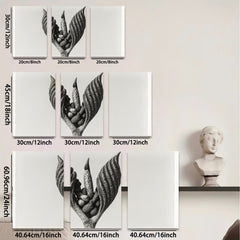 2D flat 1pc Botanical Study Seed Pod Floral Art Wall Decor Living Room Bedroom Modern Farmhouse Gallery Wrapped Canvas Prints