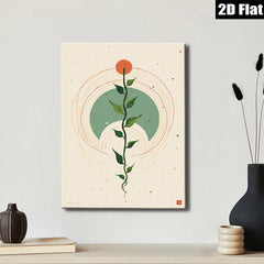 2D flat 1pc Botanical Vine Study Minimalist Wall Art Modern Farmhouse Decor Living Room Bedroom Gallery Wrapped Canvas Prints Trending Now