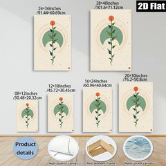 2D flat 1pc Botanical Vine Study Minimalist Wall Art Modern Farmhouse Decor Living Room Bedroom Gallery Wrapped Canvas Prints Trending Now