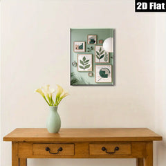 2D flat 1pc Botanical Wall Art Prints Greenery Leaves Modern Farmhouse Decor Living Room Bedroom Gallery Wall Art Canvas Prints Home Decor