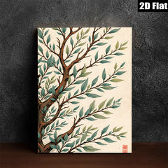 2D flat 1pc Botanical Willow Branch Wall Art Decor for Living Room Bedroom Home Office Gallery Wrapped Canvas Prints Modern Farmhouse Rustic Decor