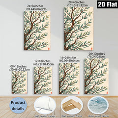 2D flat 1pc Botanical Willow Branch Wall Art Decor for Living Room Bedroom Home Office Gallery Wrapped Canvas Prints Modern Farmhouse Rustic Decor