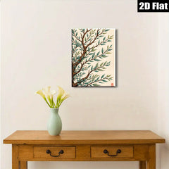 2D flat 1pc Botanical Willow Branch Wall Art Decor for Living Room Bedroom Home Office Gallery Wrapped Canvas Prints Modern Farmhouse Rustic Decor