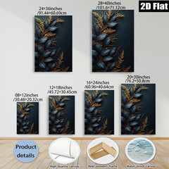 2D flat 1pc Botanical foliage wall art decor for living room bedroom farmhouse modern gallery wrapped canvas prints cozy home accents