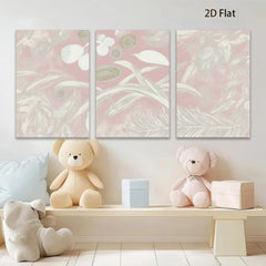 2D flat 1pc Botanical wildflower study delicate floral art print gallery wrapped canvas bedroom living room farmhouse modern minimalist wall decor