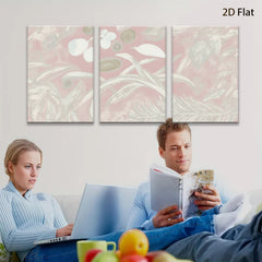 2D flat 1pc Botanical wildflower study delicate floral art print gallery wrapped canvas bedroom living room farmhouse modern minimalist wall decor