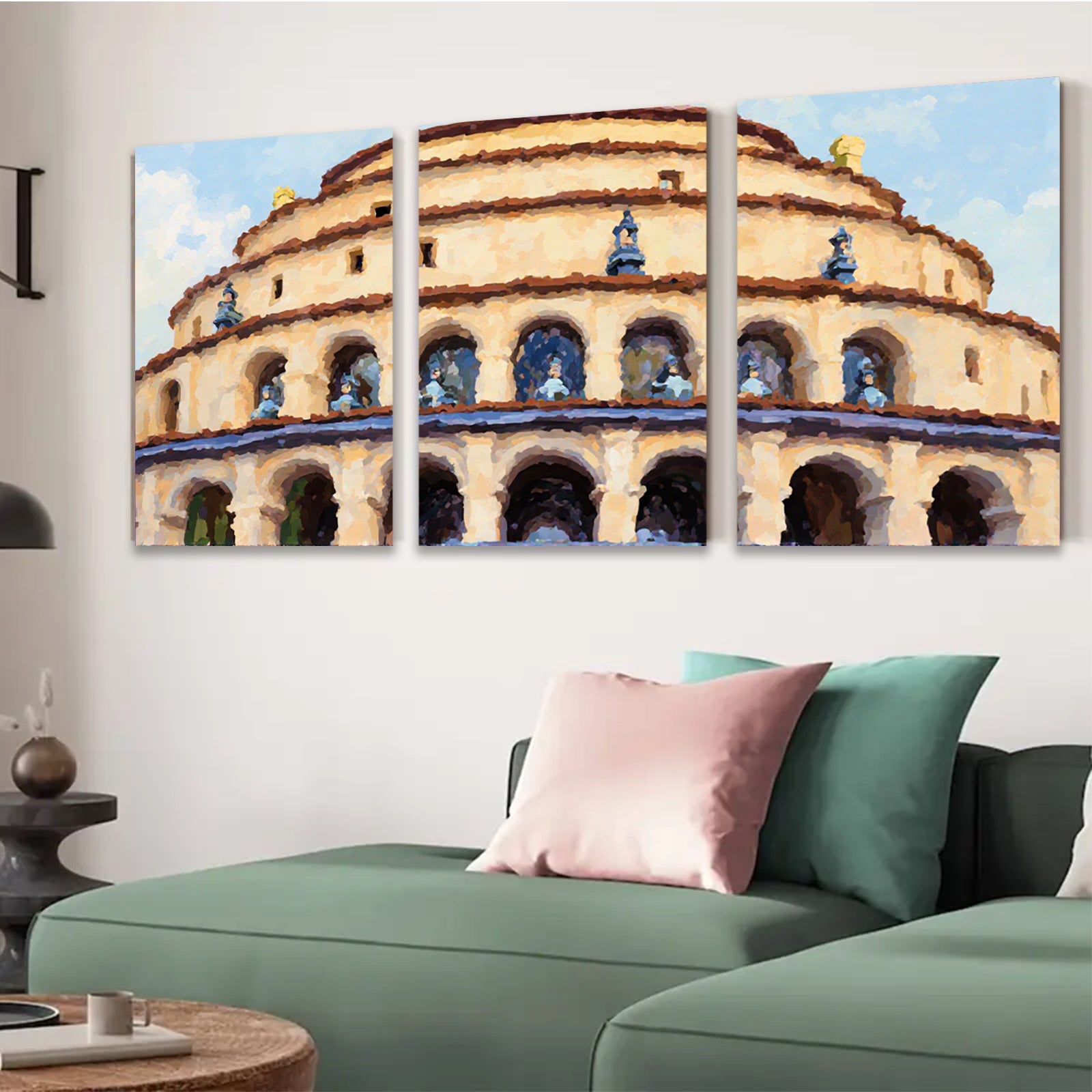 2D flat 1pc Capitol Building Washington DC Art Print Wall Decor Living Room Bedroom Office Modern Farmhouse Gallery Wrapped Canvas