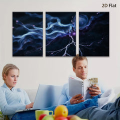 2D flat 1pc Celestial Bloom Abstract Galaxy Wall Art Modern Home Decor Living Room Bedroom Canvas Prints Large Size Trending Now Farmhouse Style