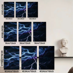 2D flat 1pc Celestial Bloom Abstract Galaxy Wall Art Modern Home Decor Living Room Bedroom Canvas Prints Large Size Trending Now Farmhouse Style