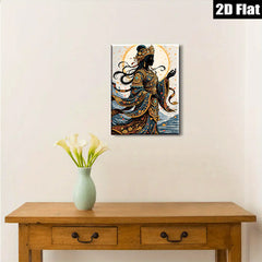 2D flat 1pc Celestial Dancer Wall Art Bohemian Decor Living Room Bedroom Gallery Wrapped Canvas Prints Modern Artwork Home Decorations Large Size