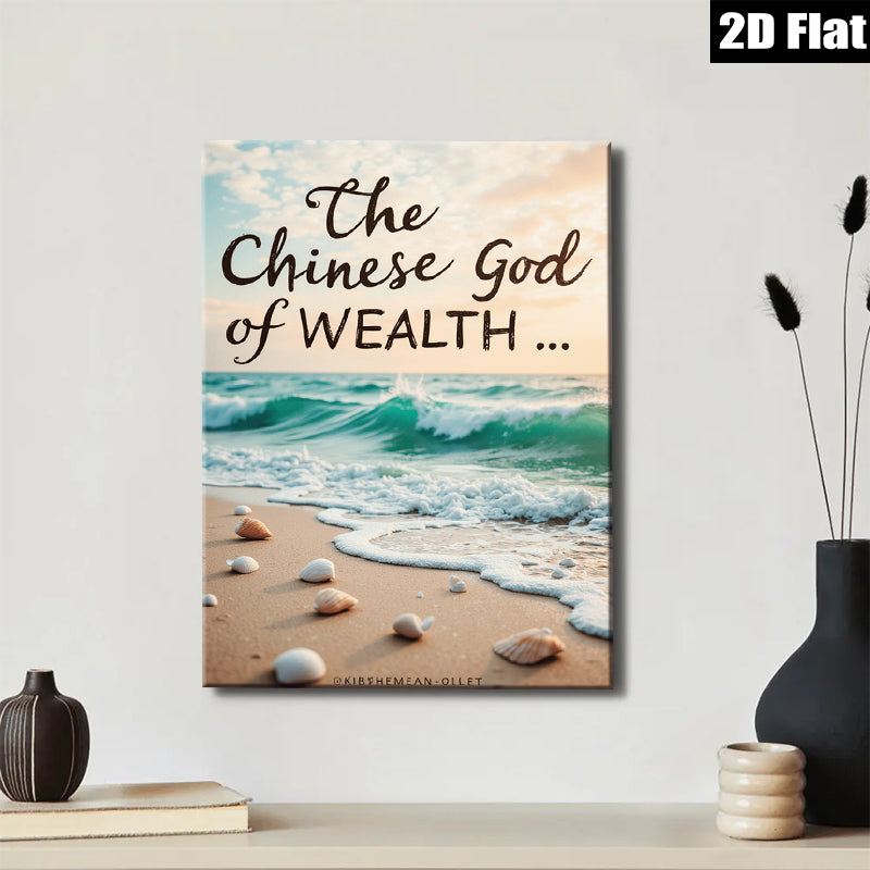 2D flat 1pc Coastal Beach Shells Ocean Wave Serenity Living Room Bedroom Wall Decor Farmhouse Style Gallery Wrapped Canvas Print for Home Decoration Modern Art