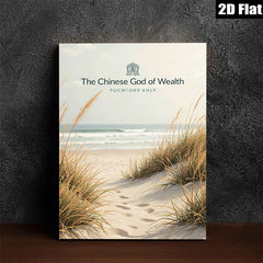 2D flat 1pc Coastal Dune Grass Beach Scene Wall Art for Living Room Bedroom Home Decor Farmhouse Style Canvas Prints Modern Aesthetic Gallery Wrapped Ready to Hang