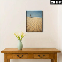 2D flat 1pc Coastal Lighthouse Beach Scene Wall Art for Living Room Bedroom Home Decor Modern Farmhouse Rustic Gallery Wrapped Canvas Prints