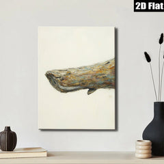 2D flat 1pc Coastal Whale Painting Ocean Art for Living Room Bedroom Wall Decor Farmhouse Style Modern Canvas Prints Gallery Wrapped Ready to Hang