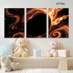 2D flat 1pc Cosmic Whirlpool Abstract Wall Art for Living Room Bedroom Home Decor Modern Canvas Prints Gallery Wrapped Ready to Hang Trending Now