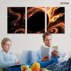 2D flat 1pc Cosmic Whirlpool Abstract Wall Art for Living Room Bedroom Home Decor Modern Canvas Prints Gallery Wrapped Ready to Hang Trending Now
