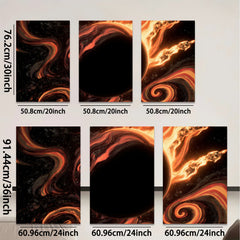 2D flat 1pc Cosmic Whirlpool Abstract Wall Art for Living Room Bedroom Home Decor Modern Canvas Prints Gallery Wrapped Ready to Hang Trending Now