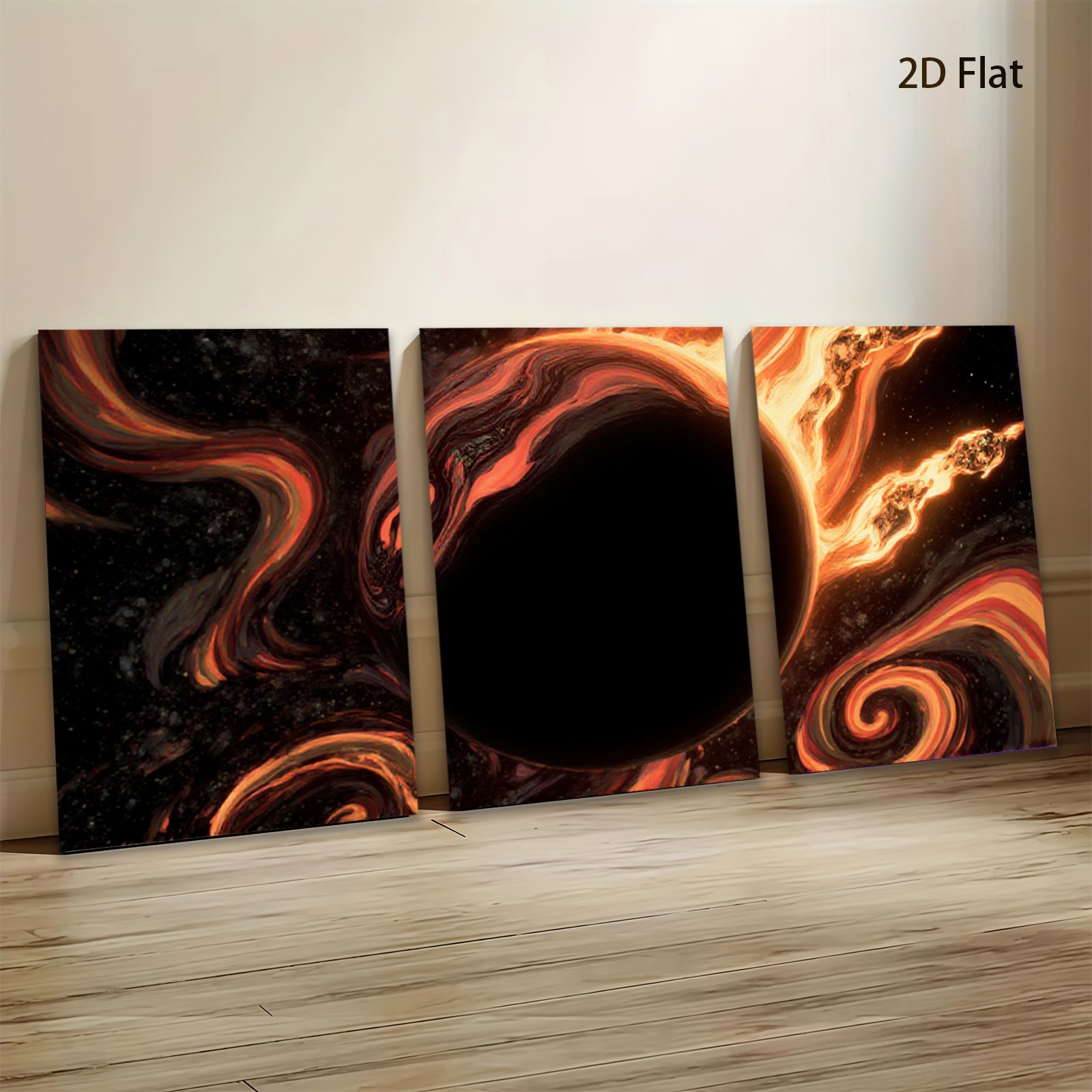 2D flat 1pc Cosmic Whirlpool Abstract Wall Art for Living Room Bedroom Home Decor Modern Canvas Prints Gallery Wrapped Ready to Hang Trending Now