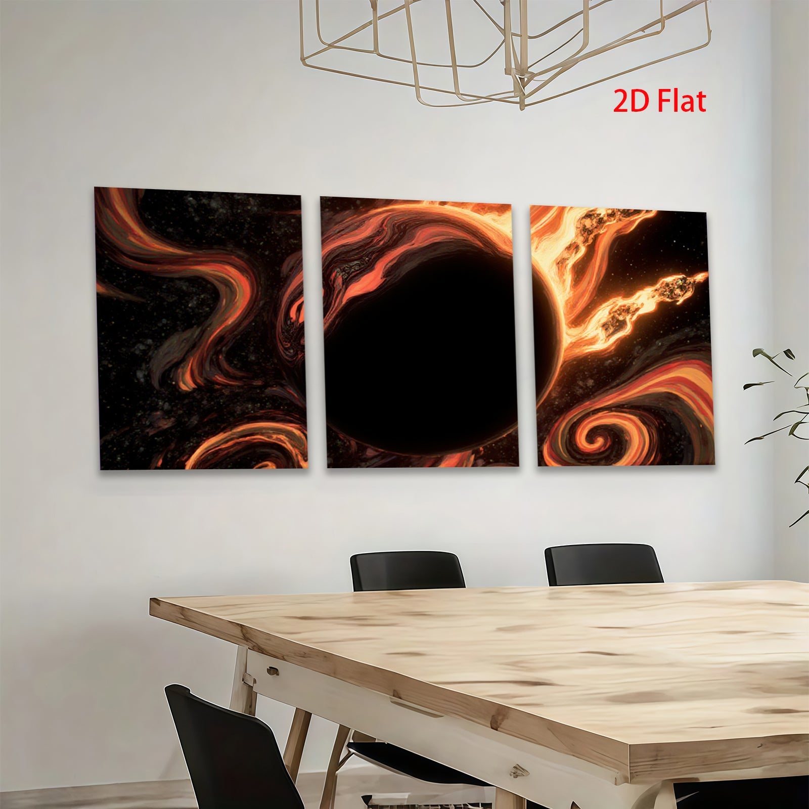 2D flat 1pc Cosmic Whirlpool Abstract Wall Art for Living Room Bedroom Home Decor Modern Canvas Prints Gallery Wrapped Ready to Hang Trending Now
