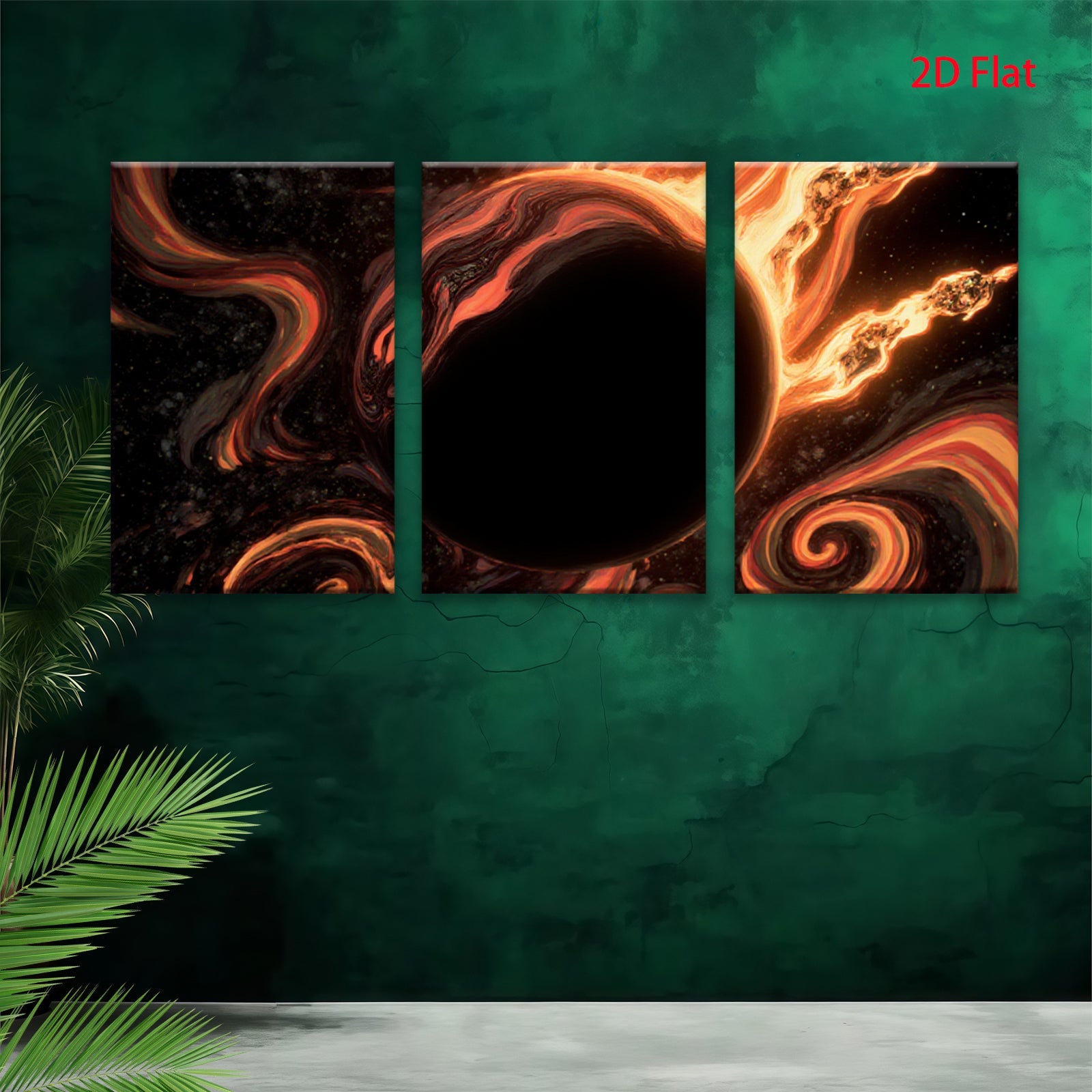 2D flat 1pc Cosmic Whirlpool Abstract Wall Art for Living Room Bedroom Home Decor Modern Canvas Prints Gallery Wrapped Ready to Hang Trending Now