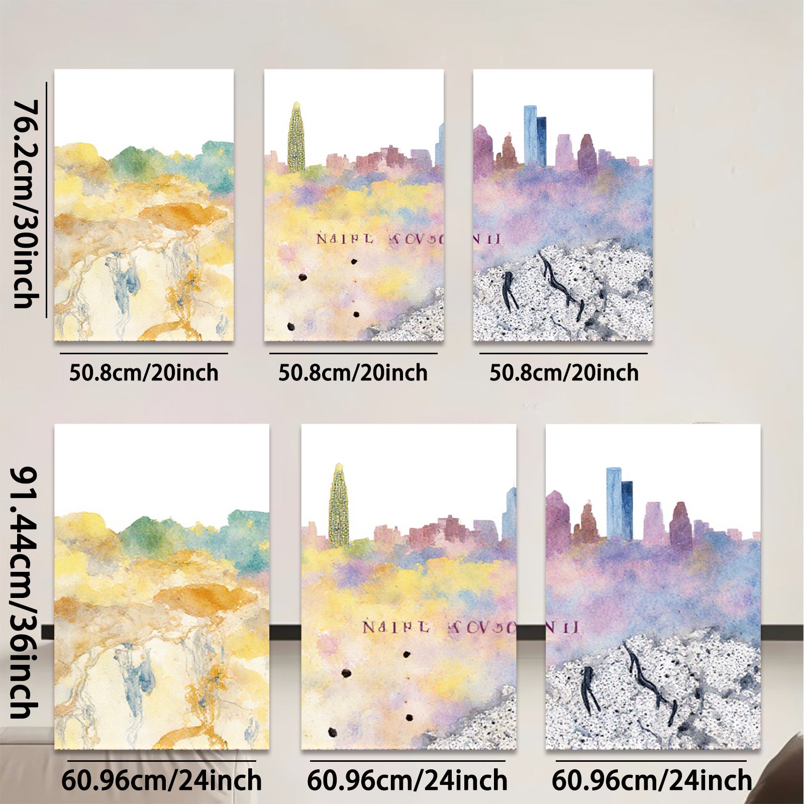 2D flat 1pc Dallas Texas Skyline Cityscape Wall Art Modern Home Decor Living Room Bedroom Office Canvas Prints Frameless Gallery Wrapped Pictures Ready to Hang Large Size Rustic Farmhouse Coastal Style