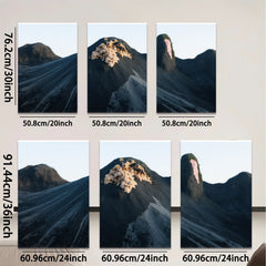 2D flat 1pc Dramatic Mountainscape Abstract Wall Art Living Room Bedroom Decor Gallery Wrapped Canvas Prints Modern Farmhouse Style Coastal Home D��cor Trending Now