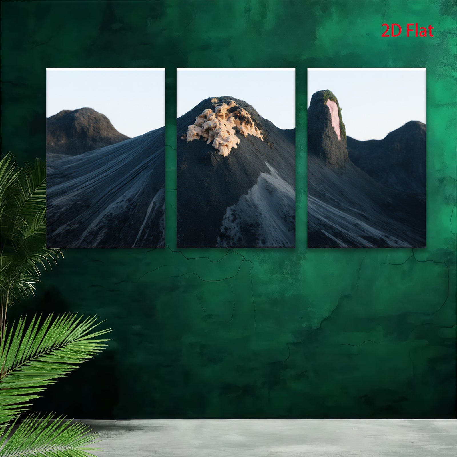2D flat 1pc Dramatic Mountainscape Abstract Wall Art Living Room Bedroom Decor Gallery Wrapped Canvas Prints Modern Farmhouse Style Coastal Home D��cor Trending Now