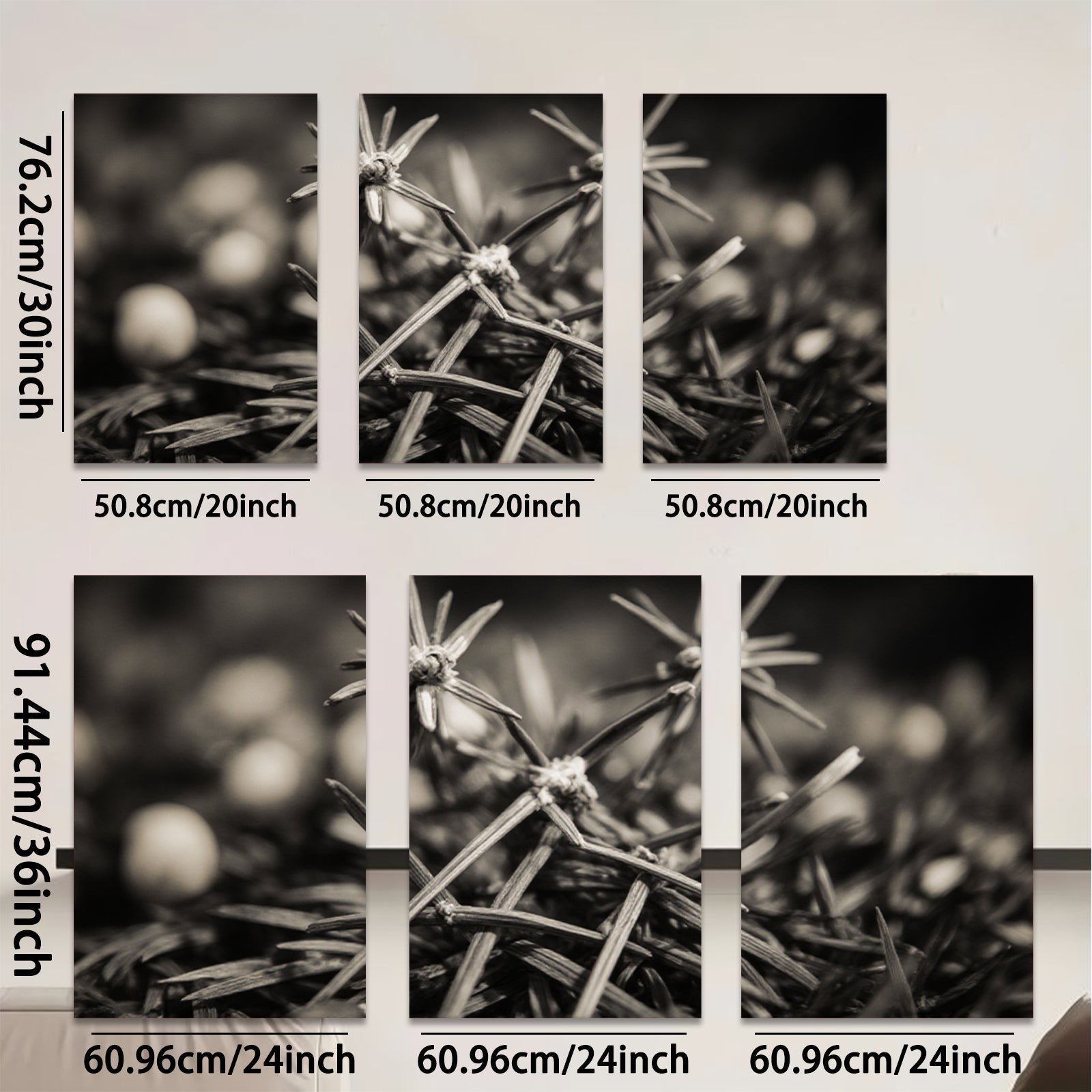 2D flat 1pc Dried Seed Heads Botanical Wall Art Farmhouse Decor Living Room Bedroom Gallery Wrapped Canvas Print Modern Minimalist Art Coastal Chic Rustic Textured Aesthetic