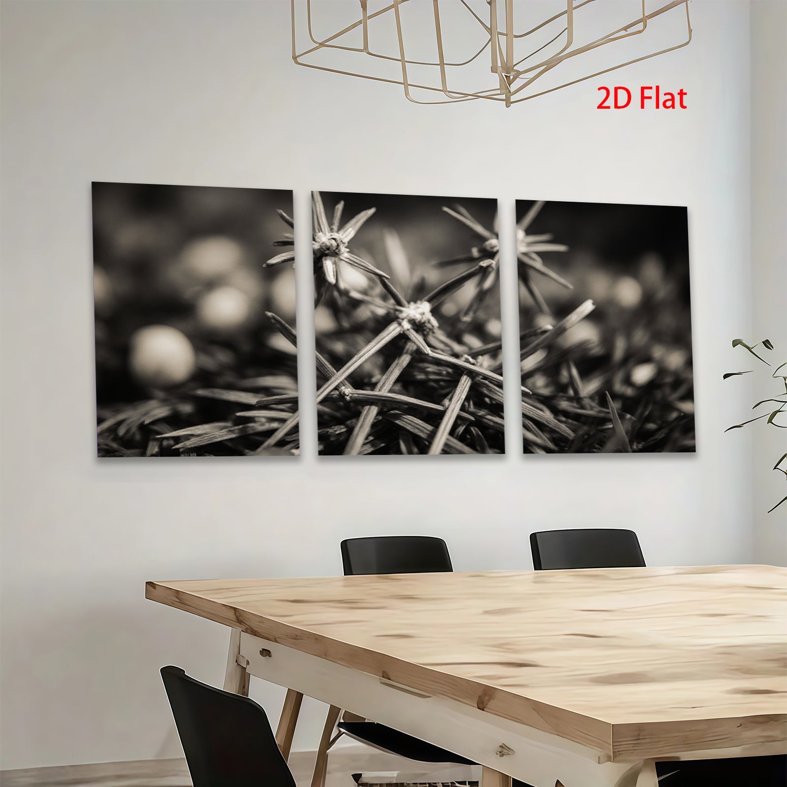 2D flat 1pc Dried Seed Heads Botanical Wall Art Farmhouse Decor Living Room Bedroom Gallery Wrapped Canvas Print Modern Minimalist Art Coastal Chic Rustic Textured Aesthetic