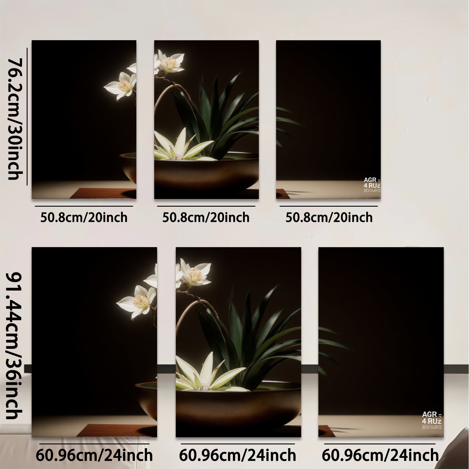 2D flat 1pc Elegant White Orchid Bloom Botanical Wall Art Living Room Bedroom Decor Modern Farmhouse Style Canvas Prints Cozy Home Accents